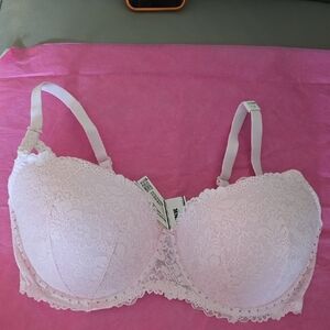 PINK Victoria's Secret Lace Bra - Soft Pink